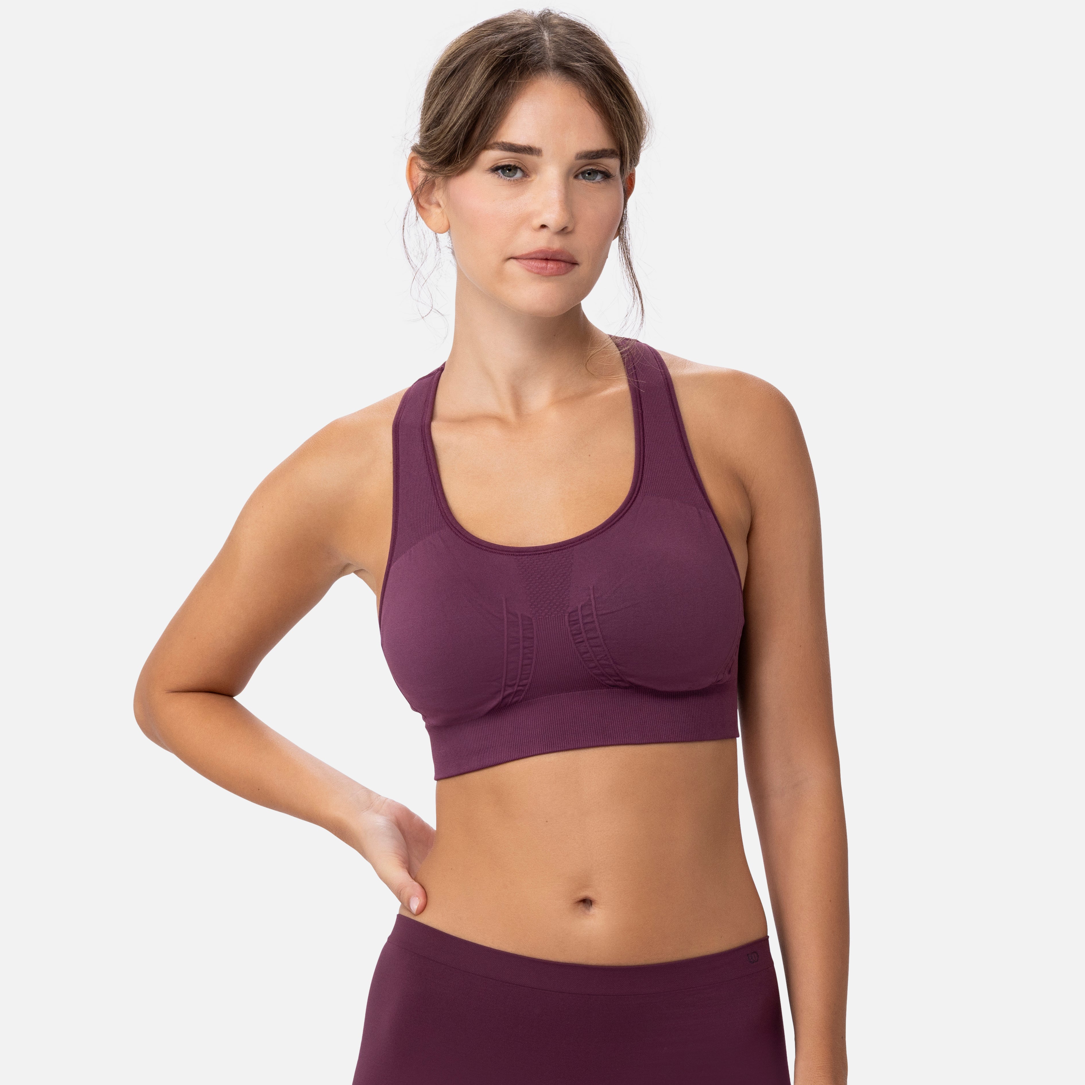 1145 The Nowsunday Racerback Sports Bra (Sewn In Pads)