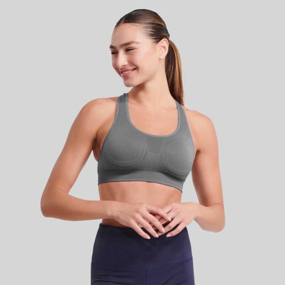 1145 The Nowsunday Racerback Sports Bra (Sewn In Pads)