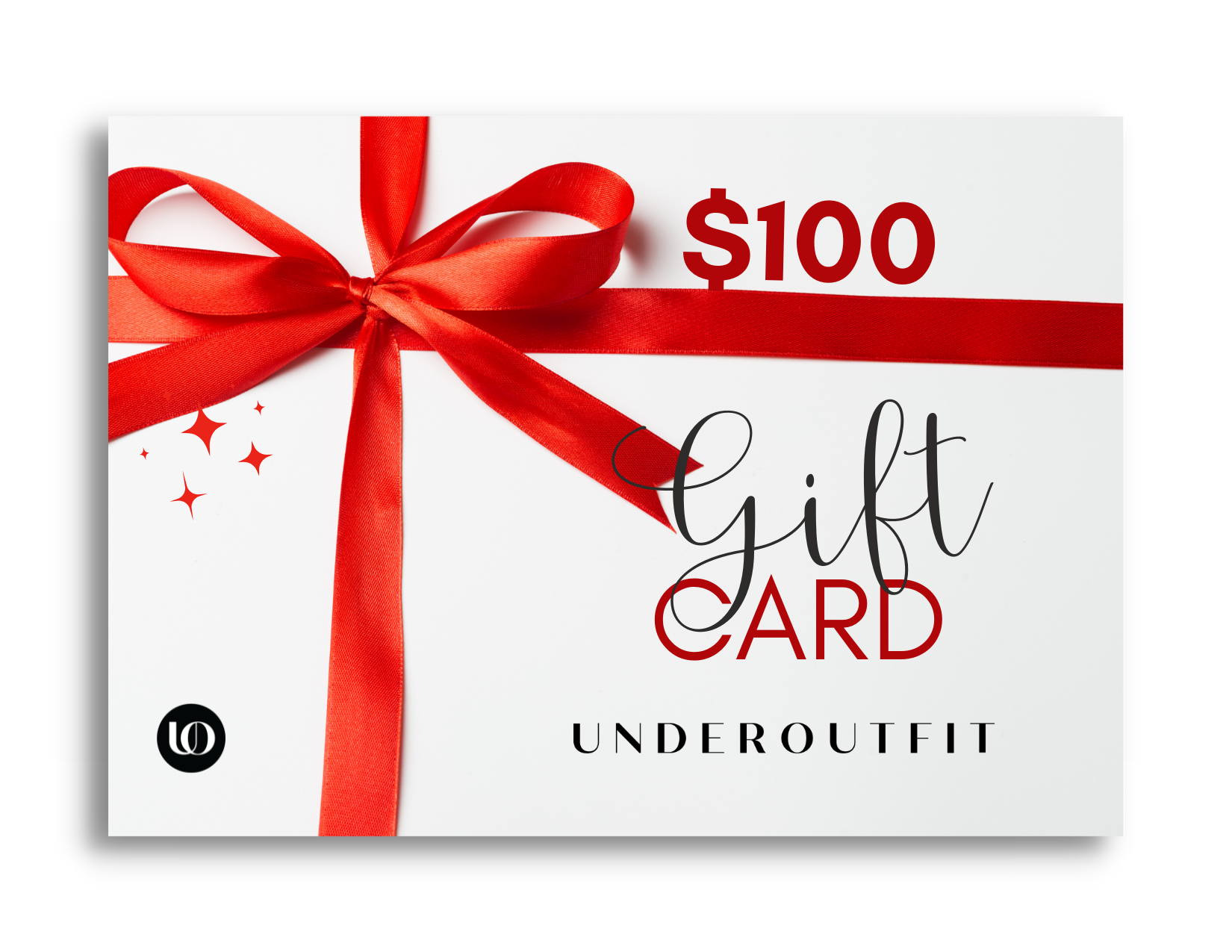 $100 value gift card
