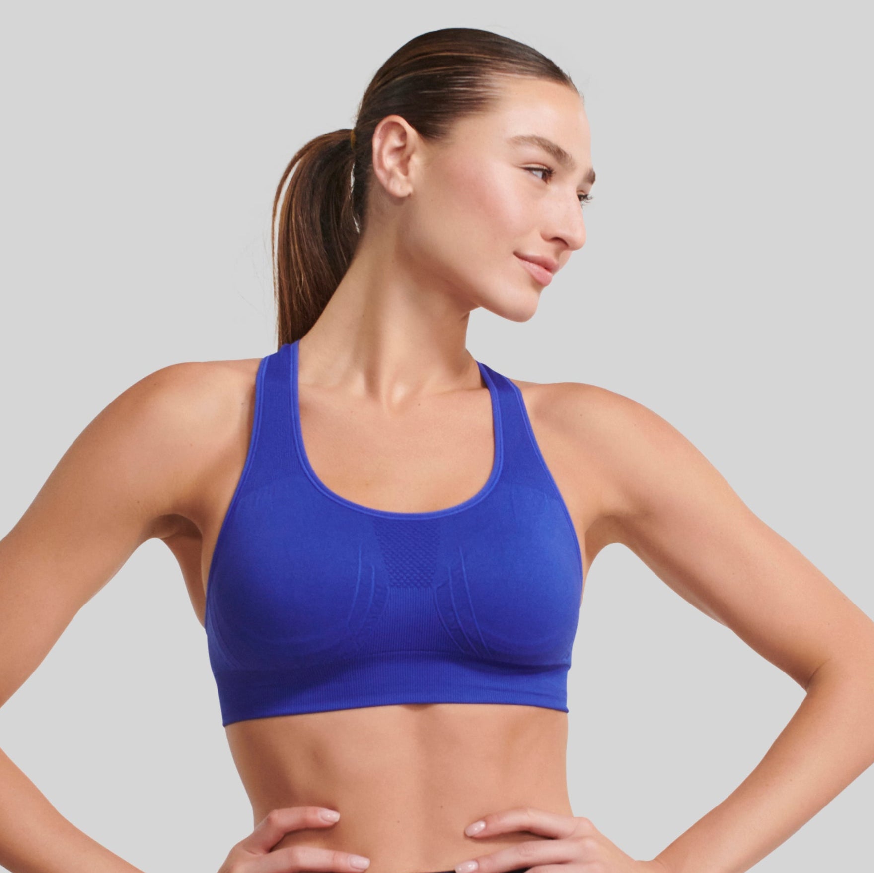 1145 The Nowsunday Racerback Sports Bra (Sewn In Pads)