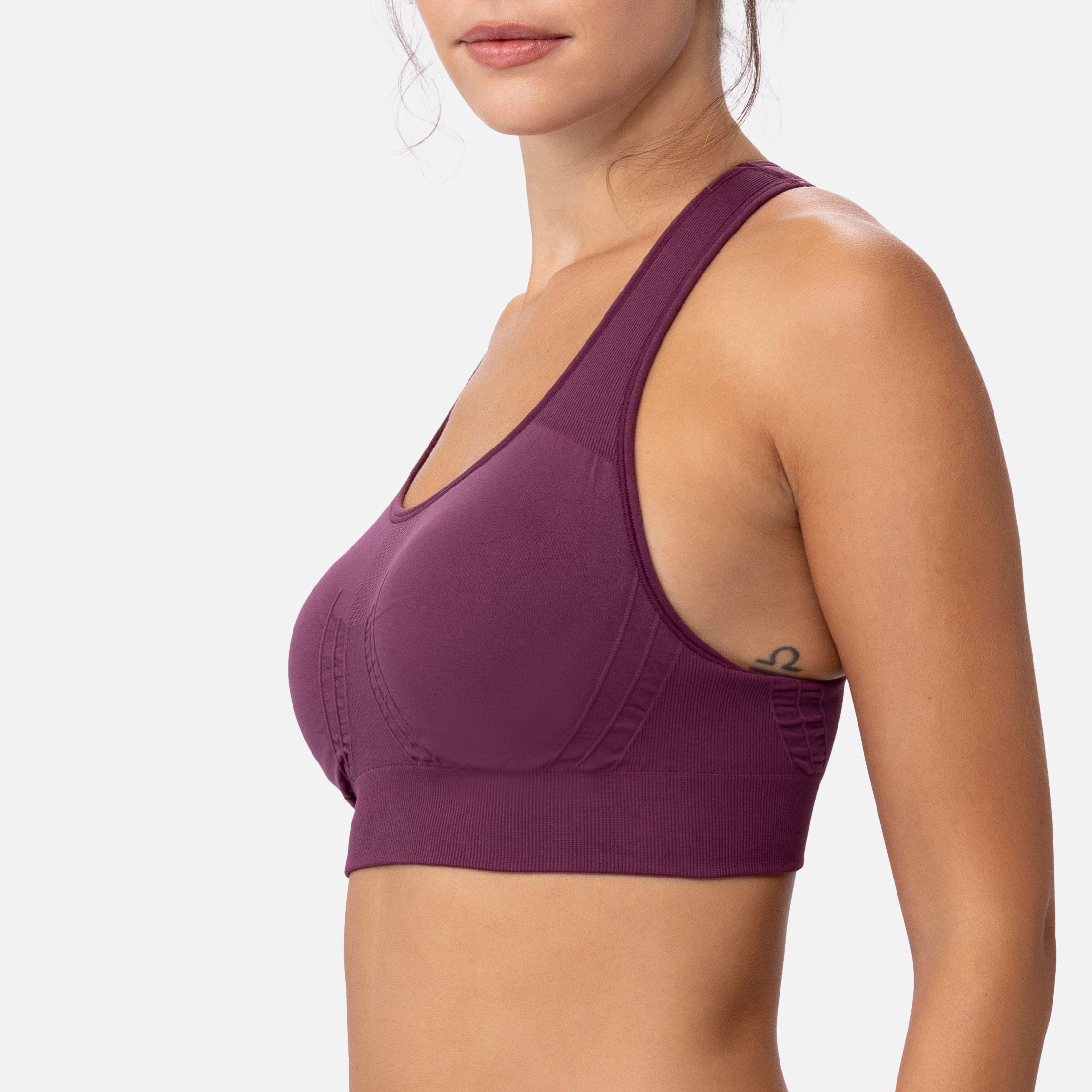 1145 The Nowsunday Racerback Sports Bra (Sewn In Pads)