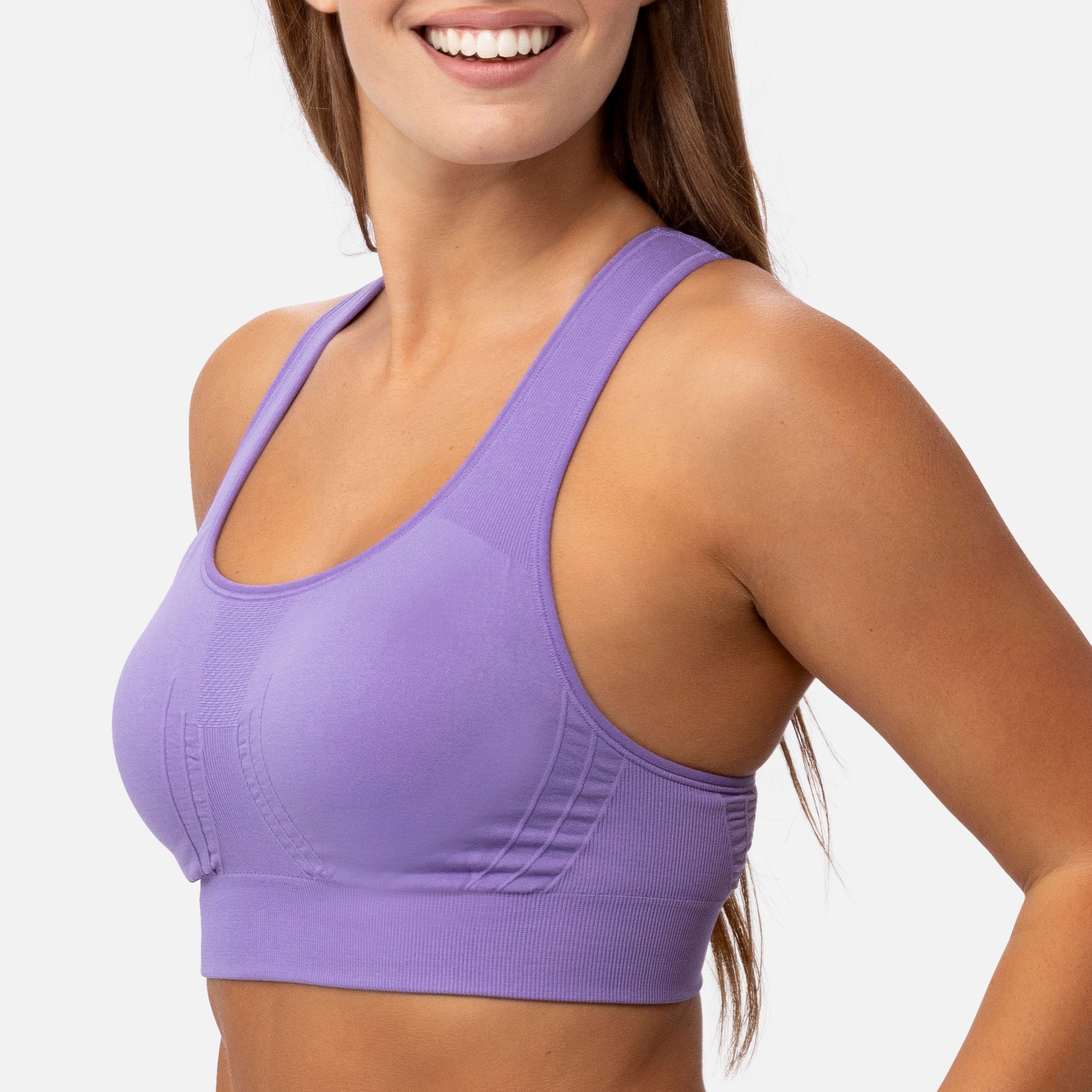 1145 The Nowsunday Racerback Sports Bra (Sewn In Pads)