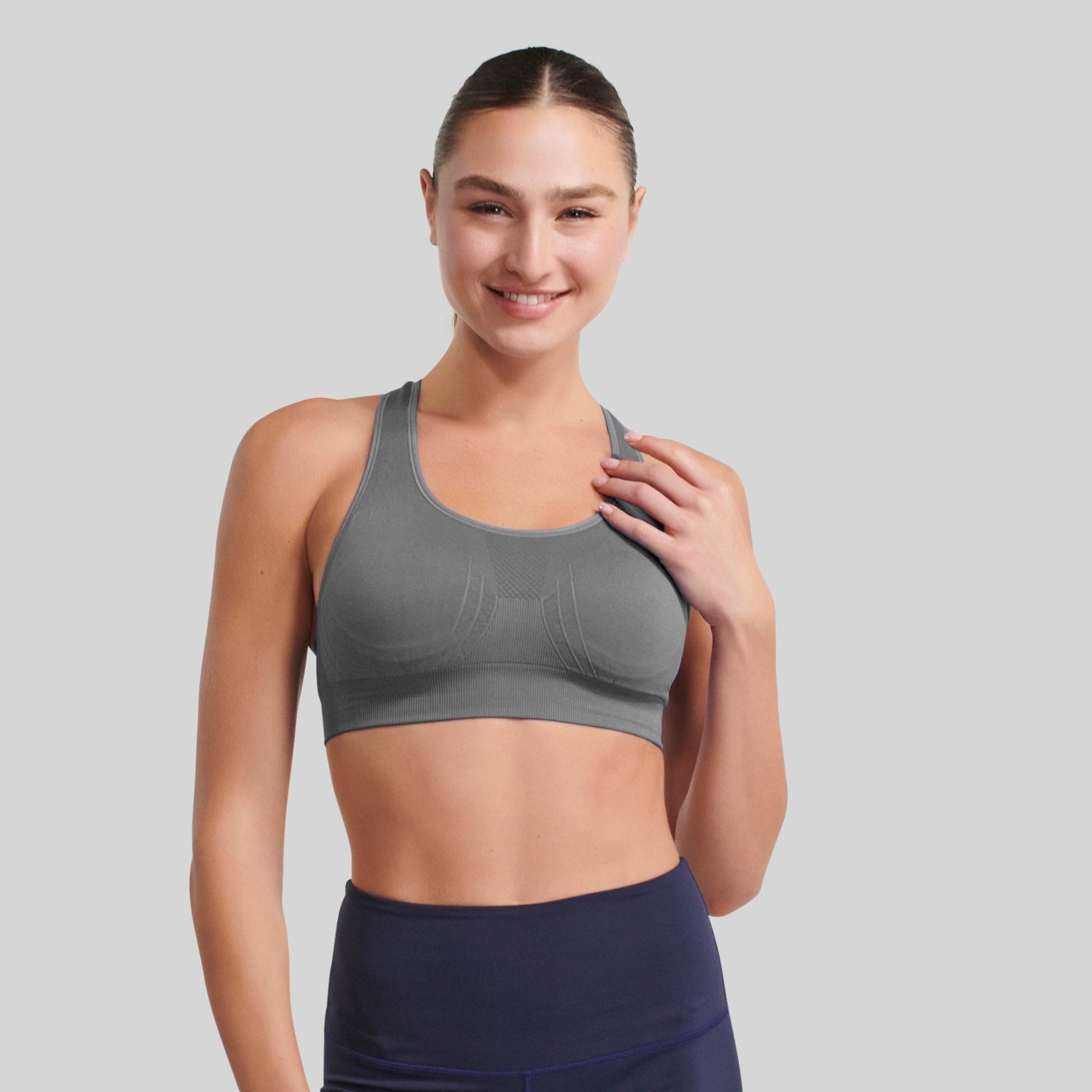 The Nowsunday Racerback Sports Bra (Sewn In Pads)