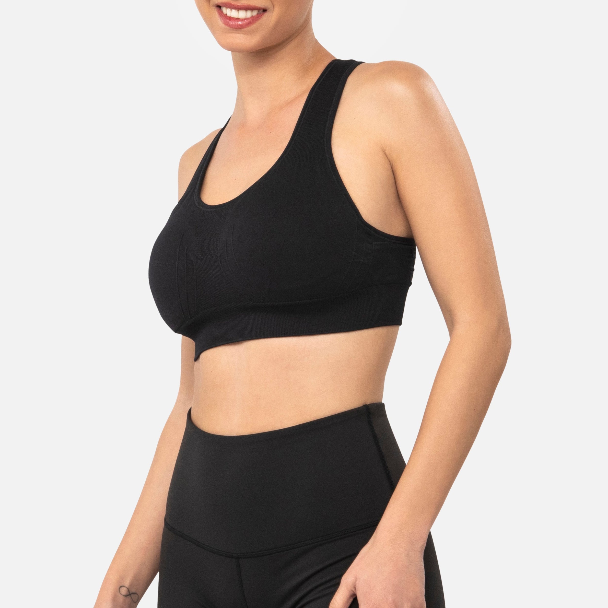 The Nowsunday Racerback Sports Bra (Sewn In Pads)