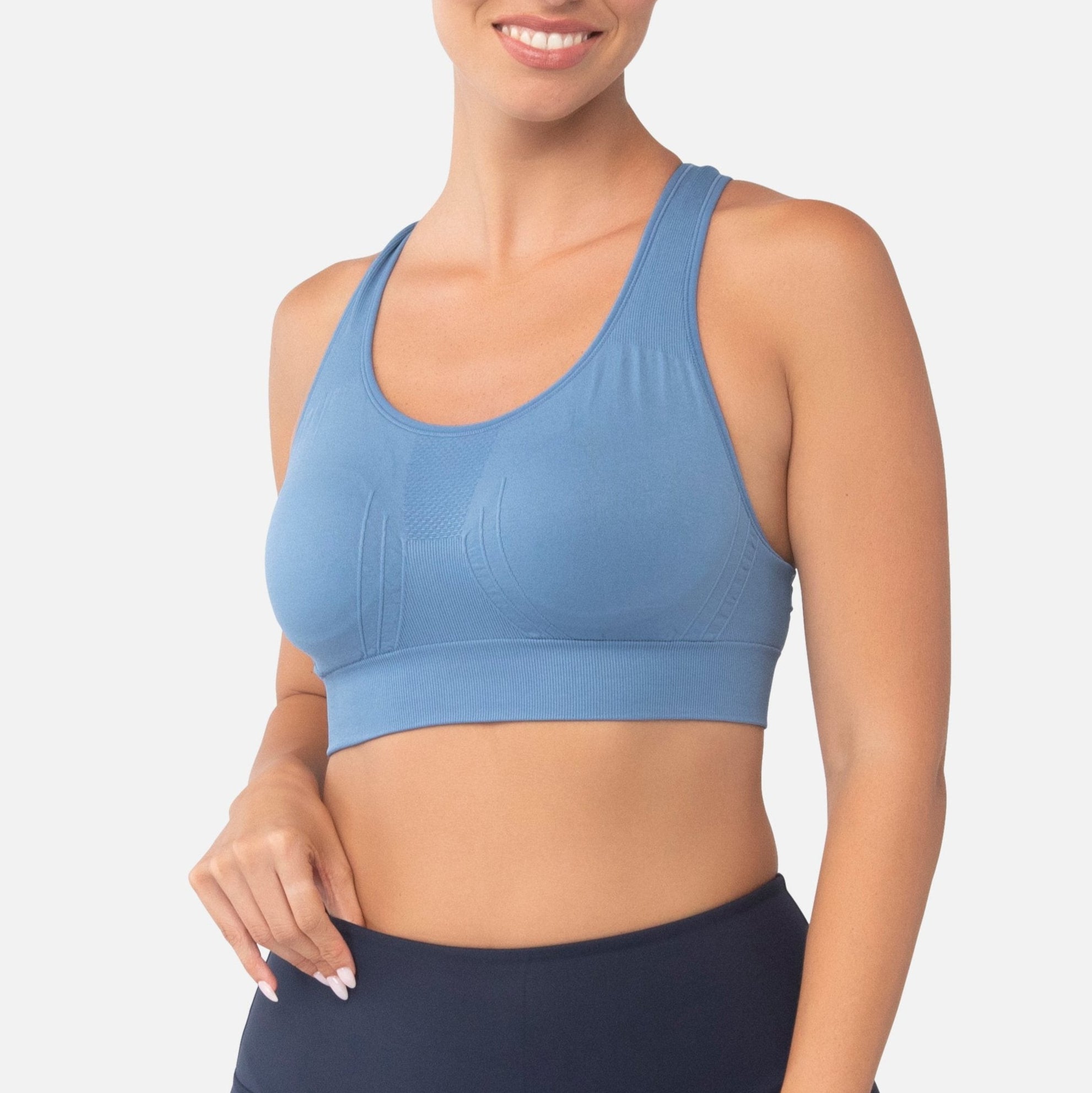 The Nowsunday Racerback Sports Bra (Sewn In Pads)